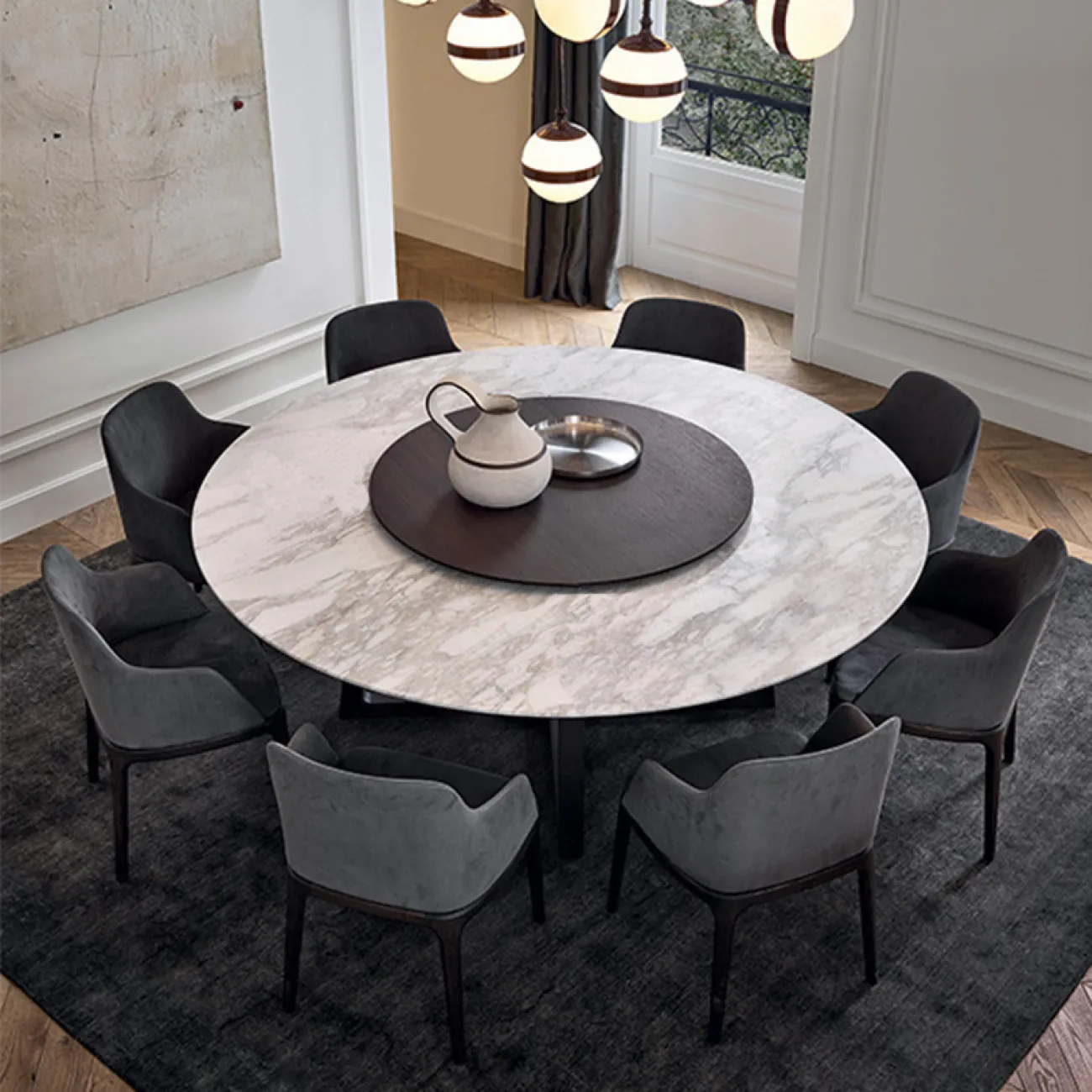 Круглый деревянный стол LaLume MB21040-23 Круглый деревянный стол LaLume MB21040-23