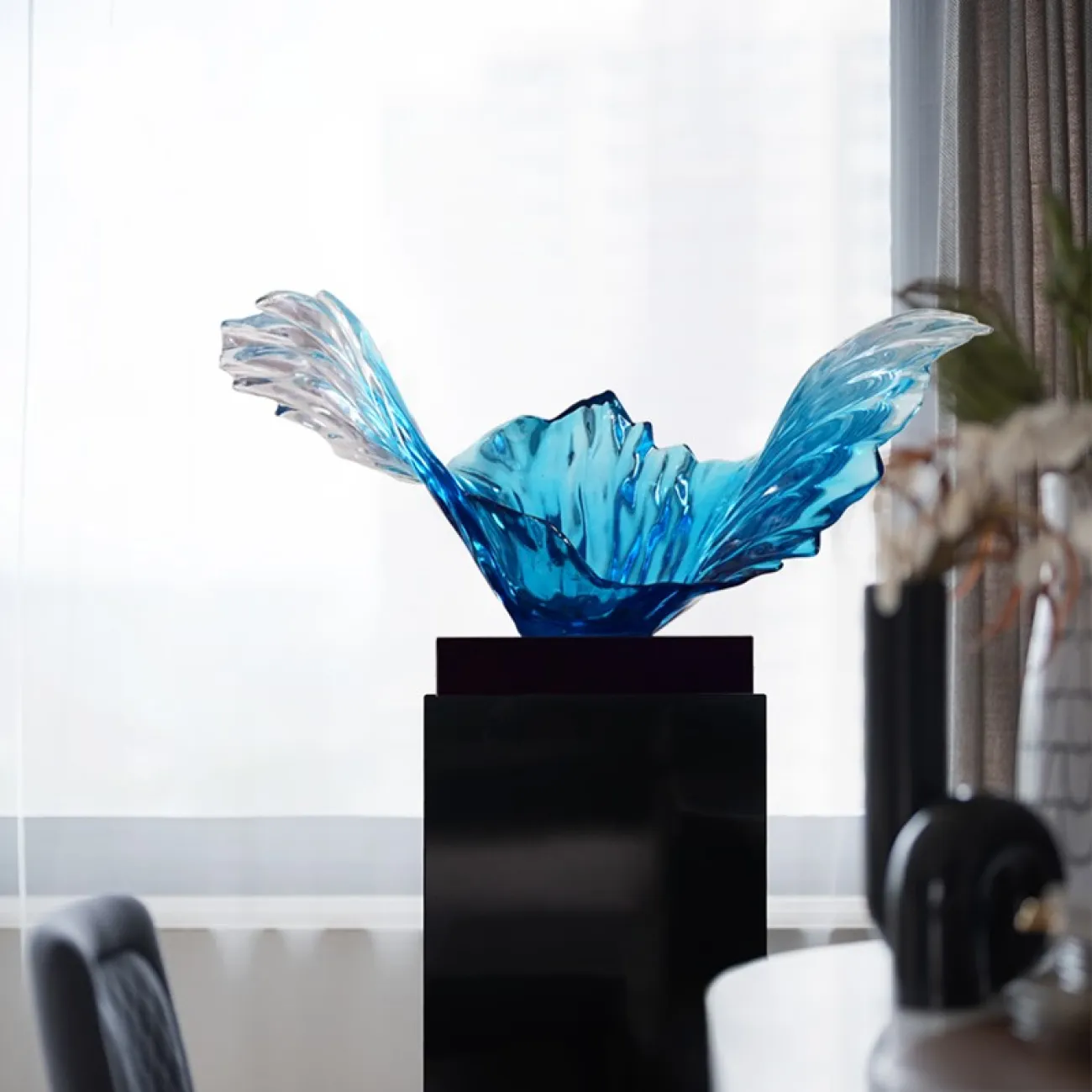 Прозрачная абстрактная скульптура для гостиной LaLume DK21043-23