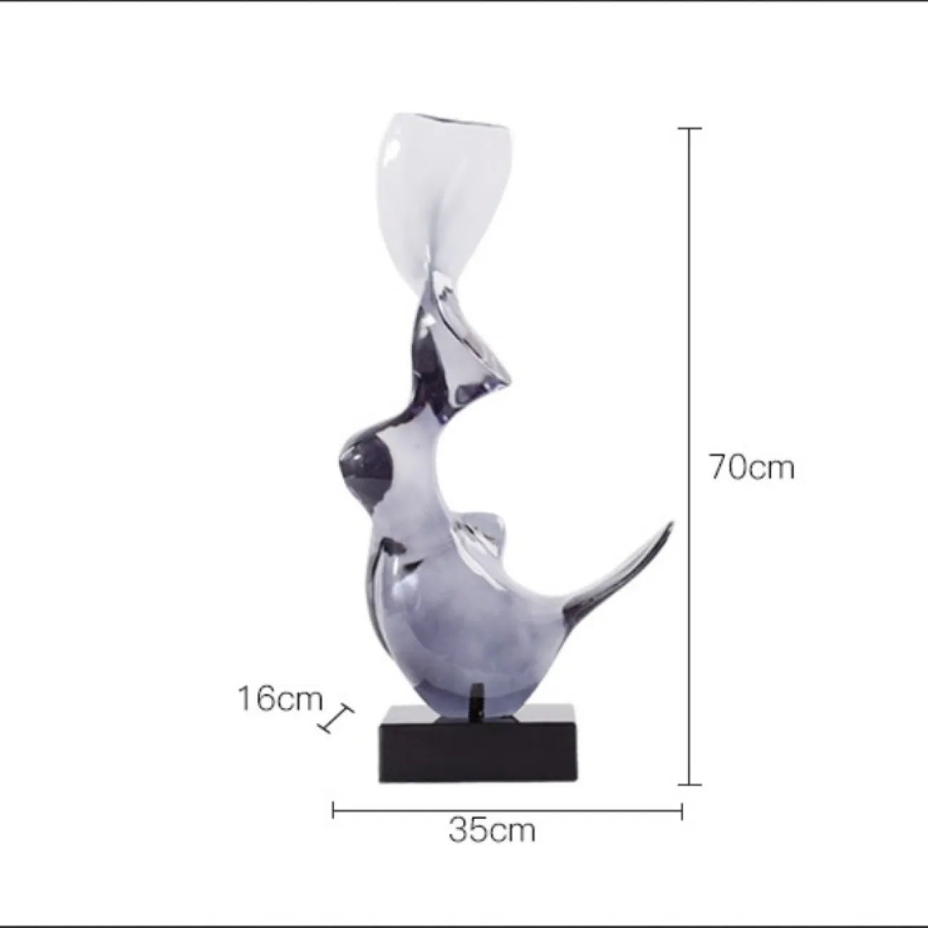 Статуэтка абстрактной формы для гостиной LaLume DK21044-23 Статуэтка абстрактной формы для гостиной LaLume DK21044-23