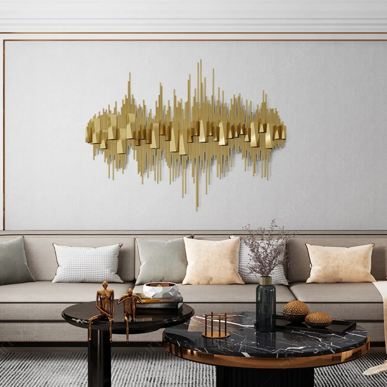 Настенный декор для гостиной в современном стиле LaLume DK20890-23