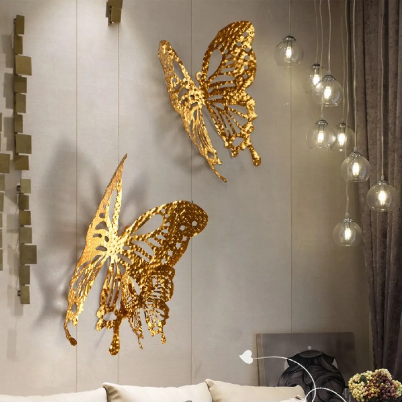 Современный настенный декор бабочка для гостиной LaLume DK20893-23