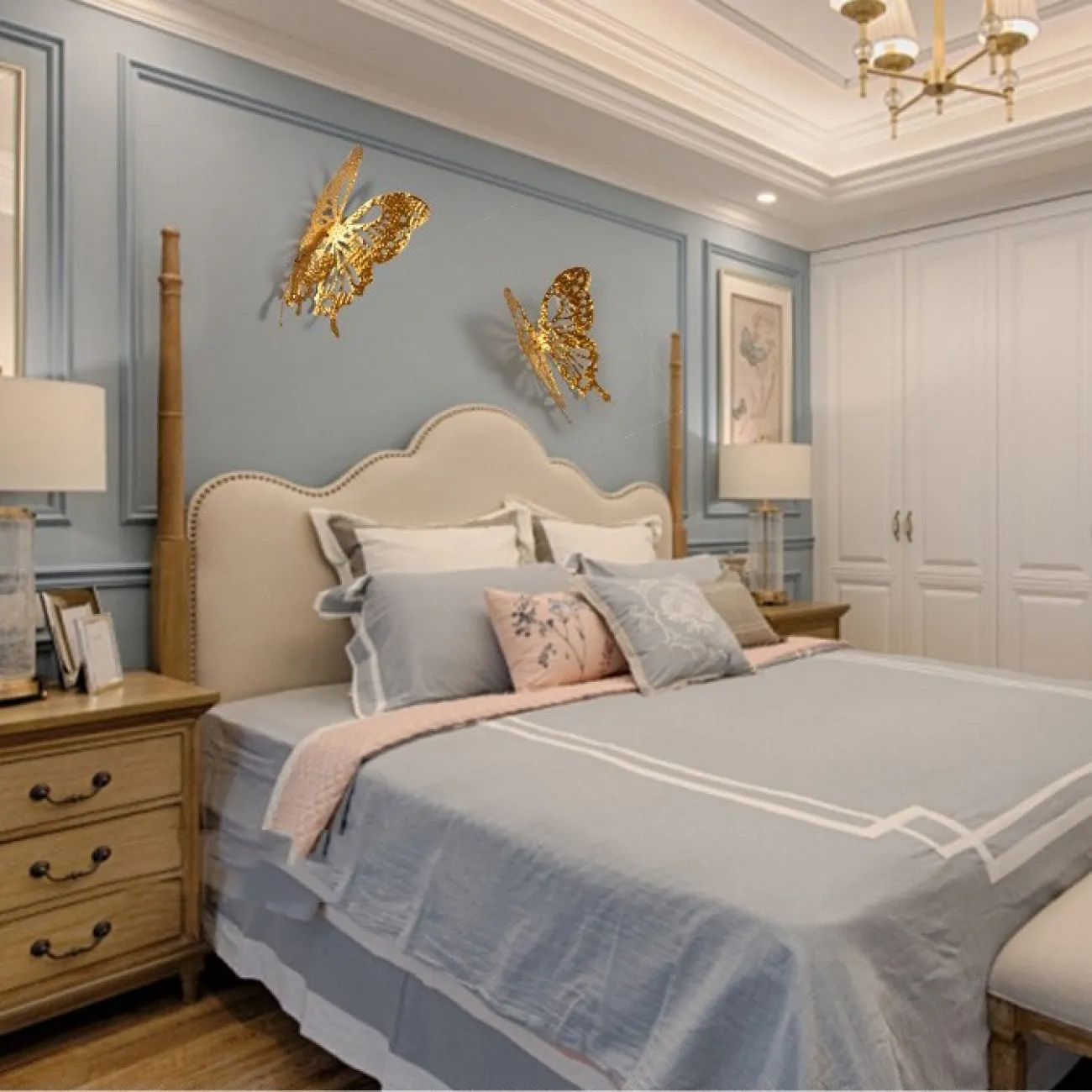 Современный настенный декор бабочка для гостиной LaLume DK20893-23