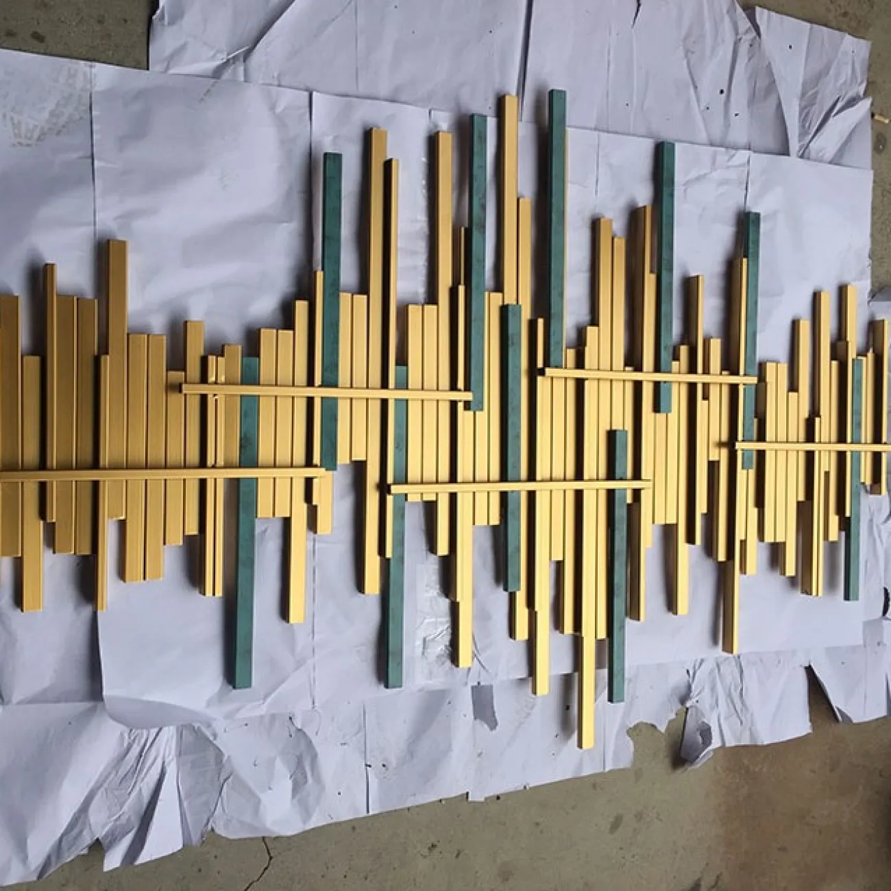 Настенный геометрический декор для гостиной LaLume DK20895-23