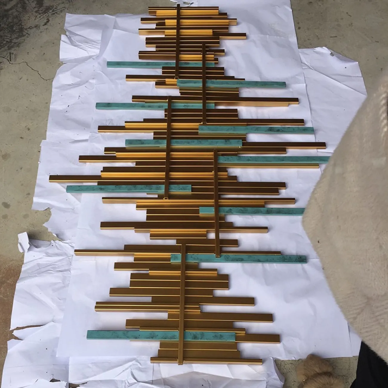 Настенный геометрический декор для гостиной LaLume DK20895-23