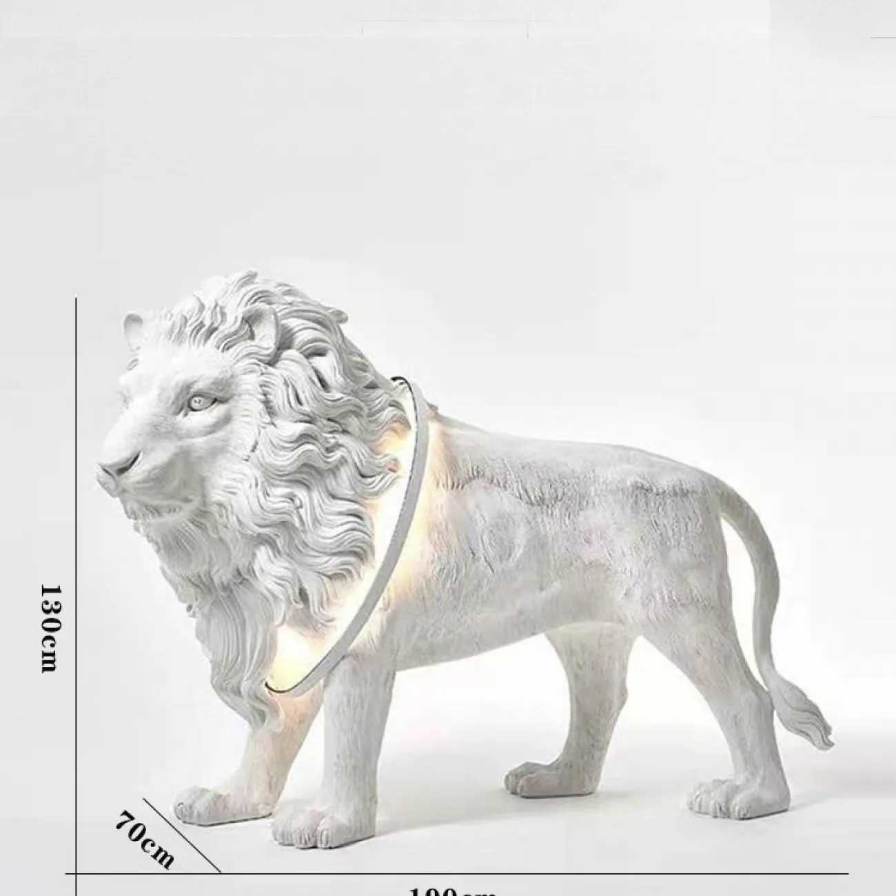 Скульптура льва в скандинавском стиле LaLume DK20897-23