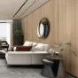 Настенное круглое зеркало для гостиной LaLume DK20902-23