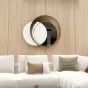 Настенное круглое зеркало для гостиной LaLume DK20902-23