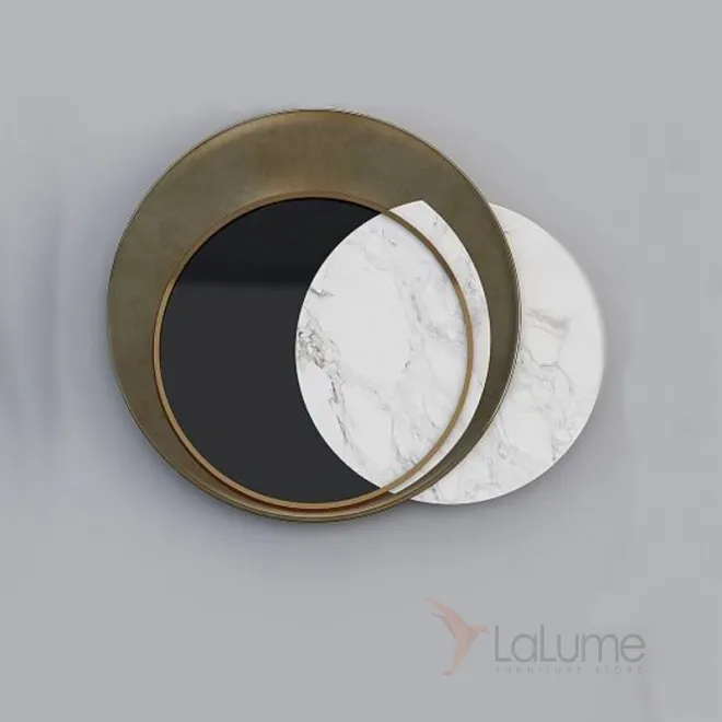 Настенное круглое зеркало для гостиной LaLume DK20902-23