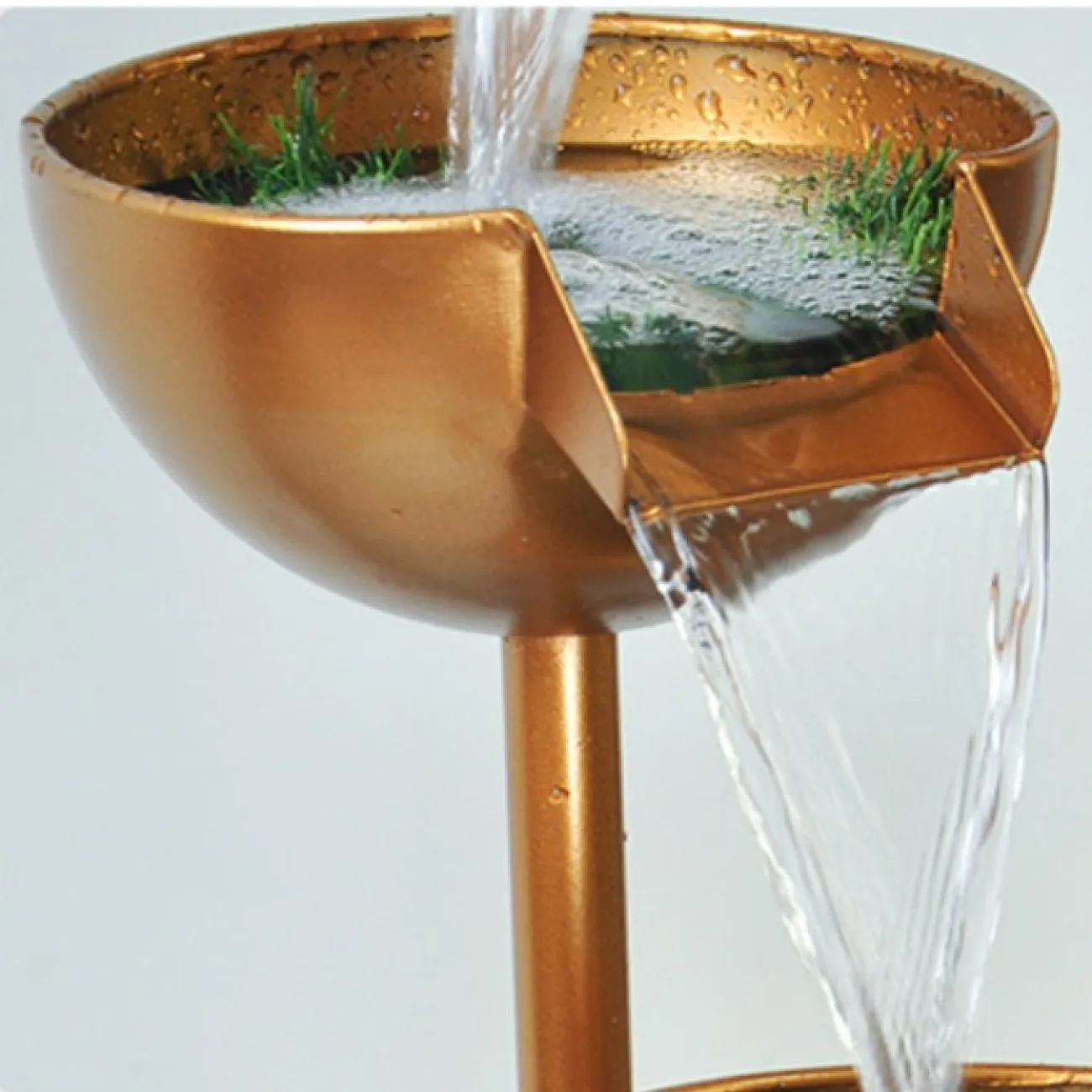 Светящийся дизайнерский фонтан для дома в минималистическом стиле LaLume MB20862-23 Светящийся дизайнерский фонтан для дома в минималистическом стиле LaLume MB20862-23