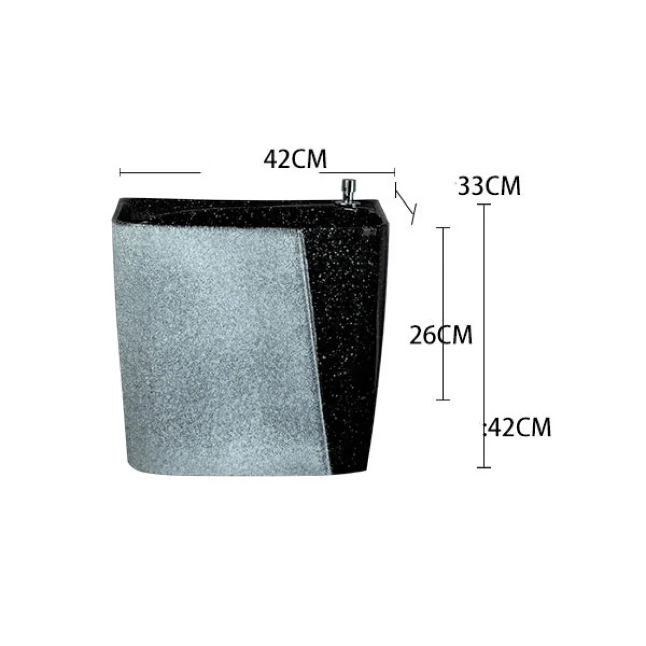 Керамический креативный умывальник для ванной комнаты LaLume MB20553-23 Керамический креативный умывальник для ванной комнаты LaLume MB20553-23