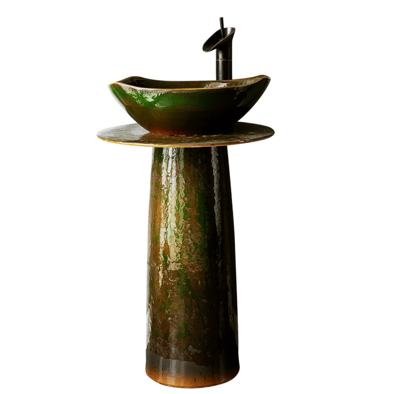 Керамический креативный умывальник  для ванной комнаты LaLume MB20569-23