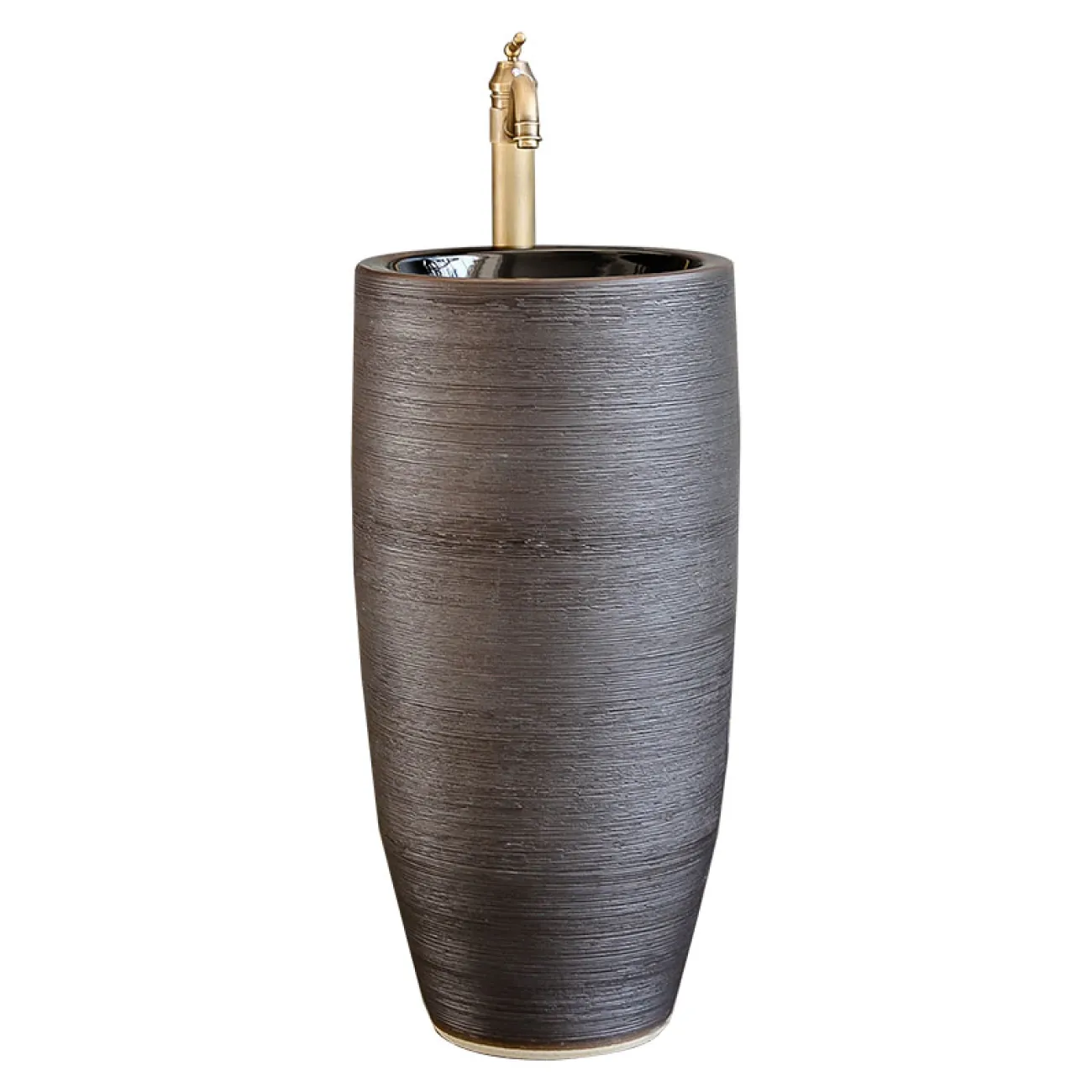 Керамический круглый умывальник  для ванной комнаты LaLume MB20567-23