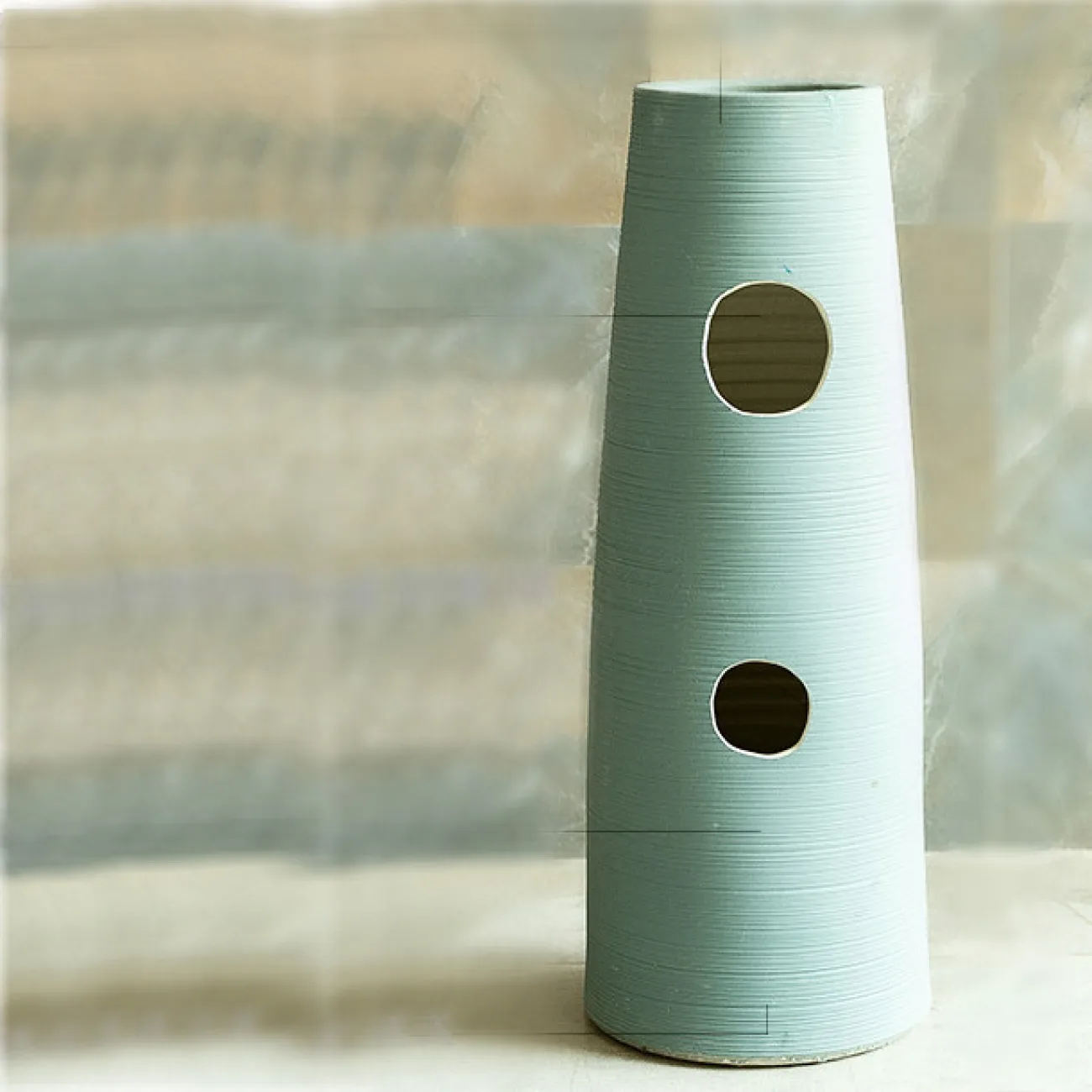 Керамический круглый умывальник  для ванной комнаты LaLume MB20556-23