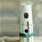 Керамический круглый умывальник  для ванной комнаты LaLume MB20558-23