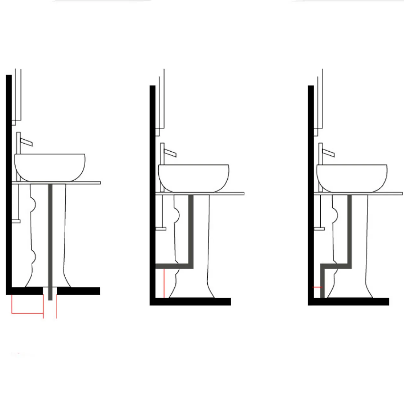 Керамический круглый умывальник  для ванной комнаты LaLume MB20583-23