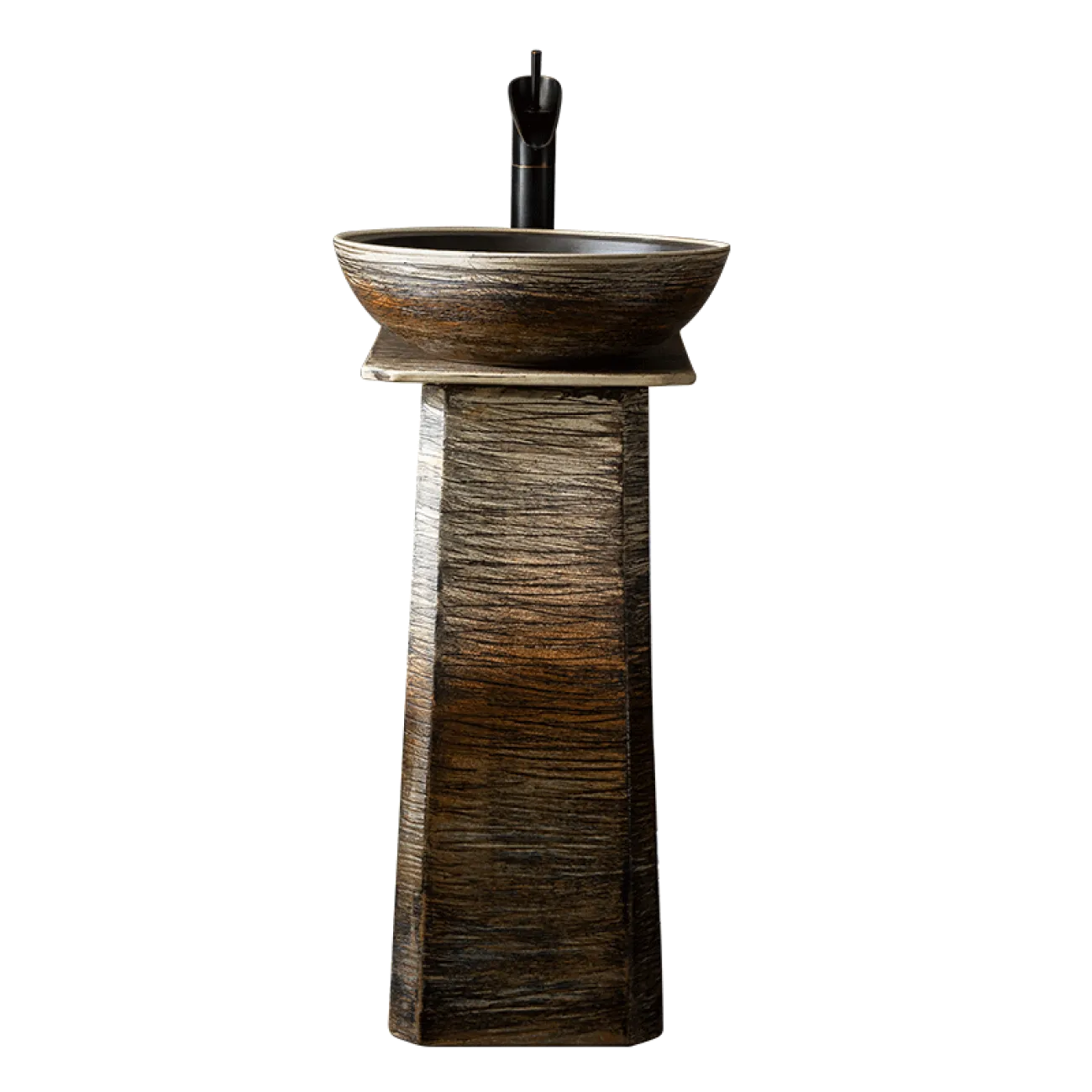 Керамический креативный умывальник  для ванной комнаты LaLume MB20581-23