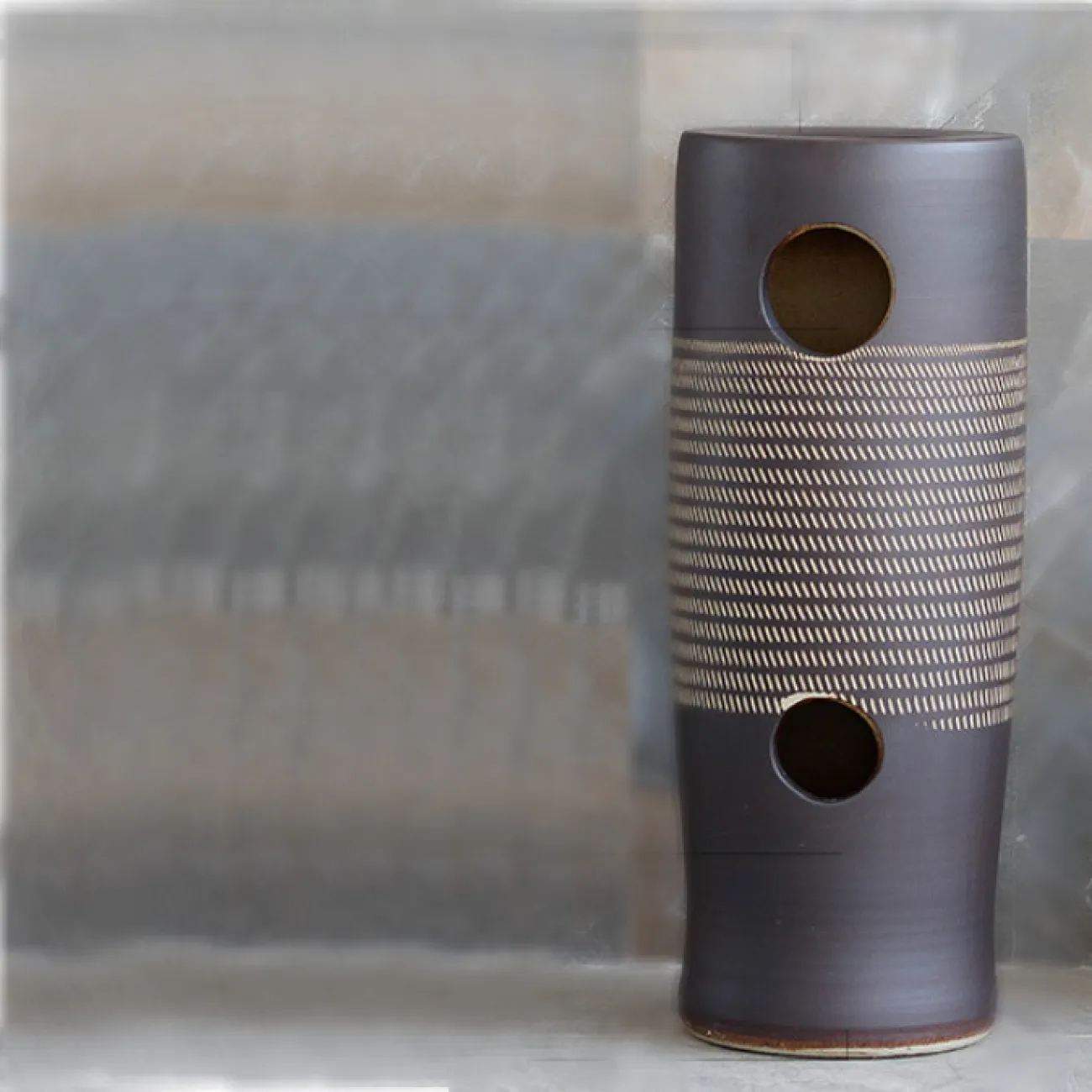 Керамический круглый умывальник  для ванной комнаты LaLume MB20572-23