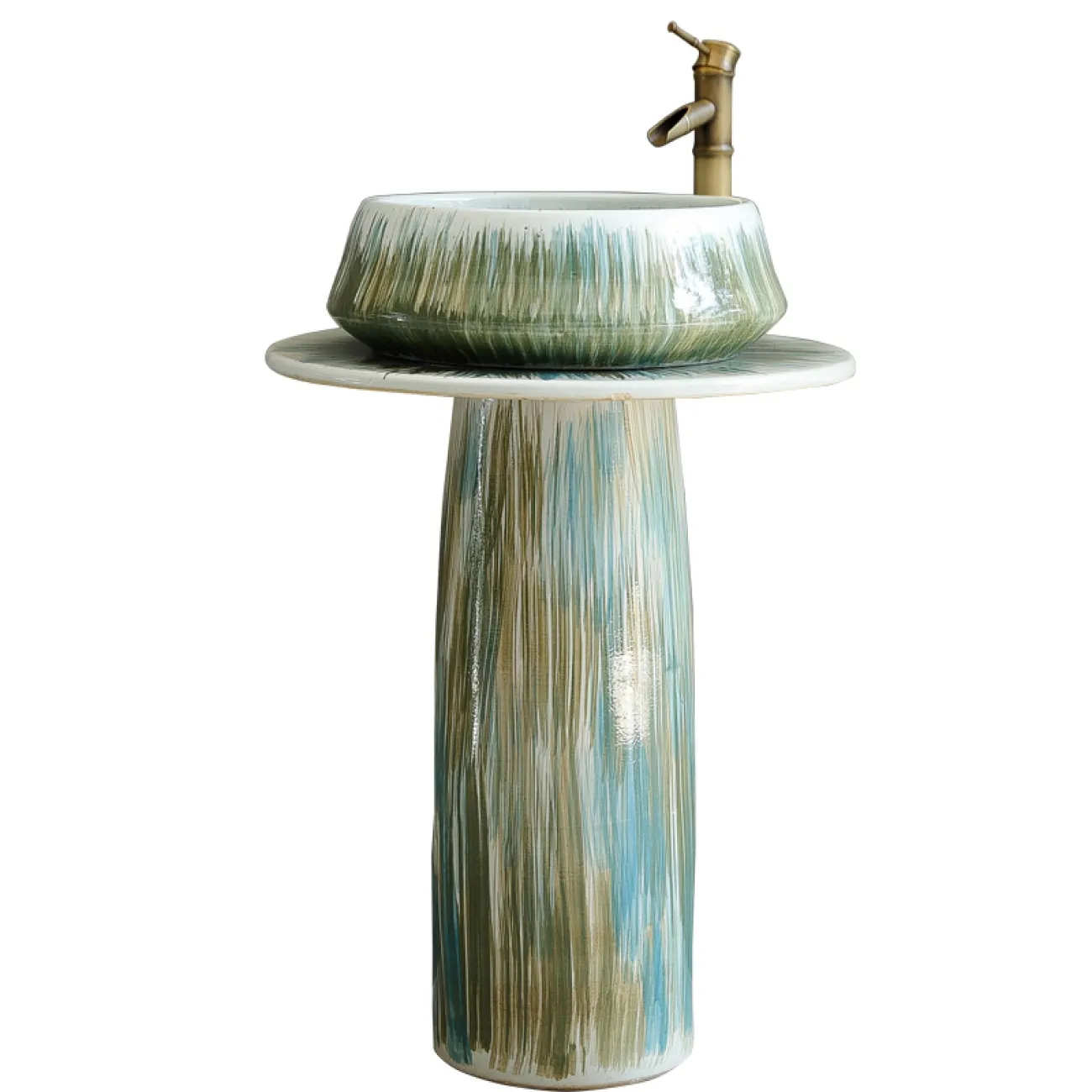 Керамический креативный умывальник  для ванной комнаты LaLume MB20585-23