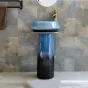 Керамический круглый умывальник  для ванной комнаты LaLume MB20649-23