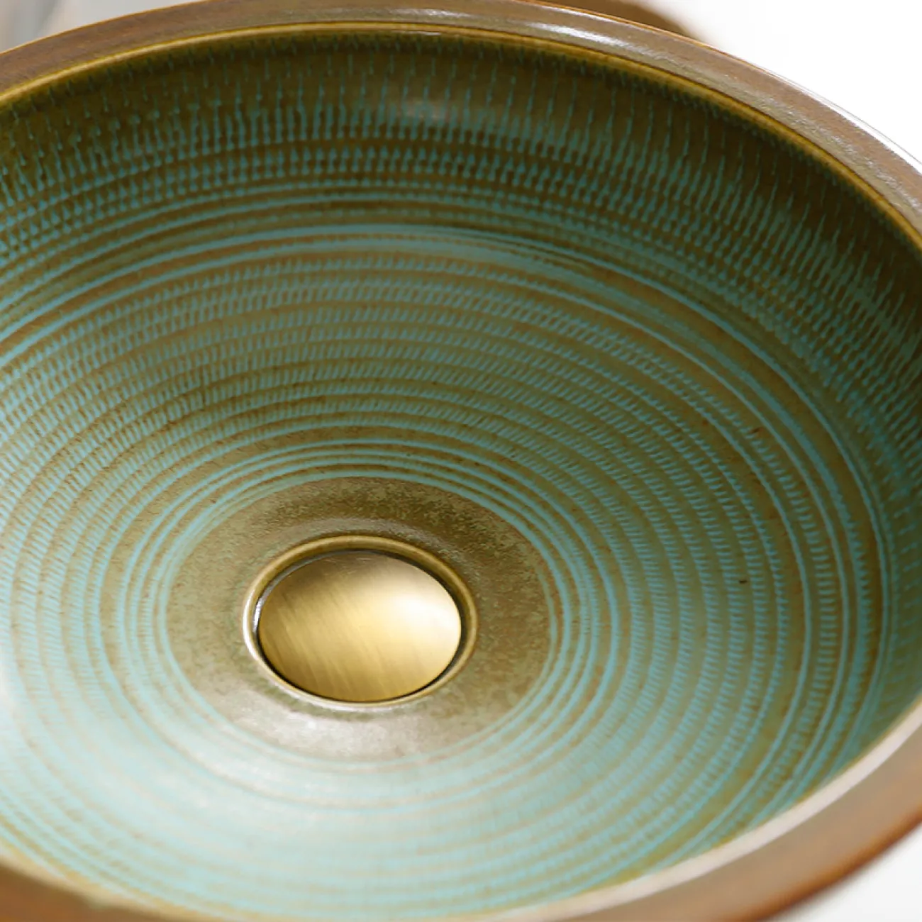 Керамический круглый умывальник  для ванной комнаты LaLume MB20545-23