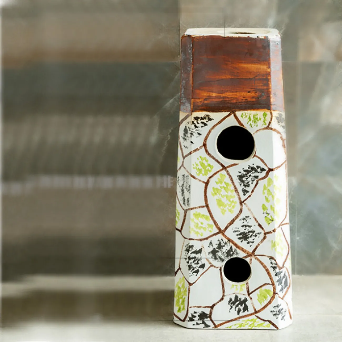 Керамический круглый умывальник  для ванной комнаты LaLume MB20546-23