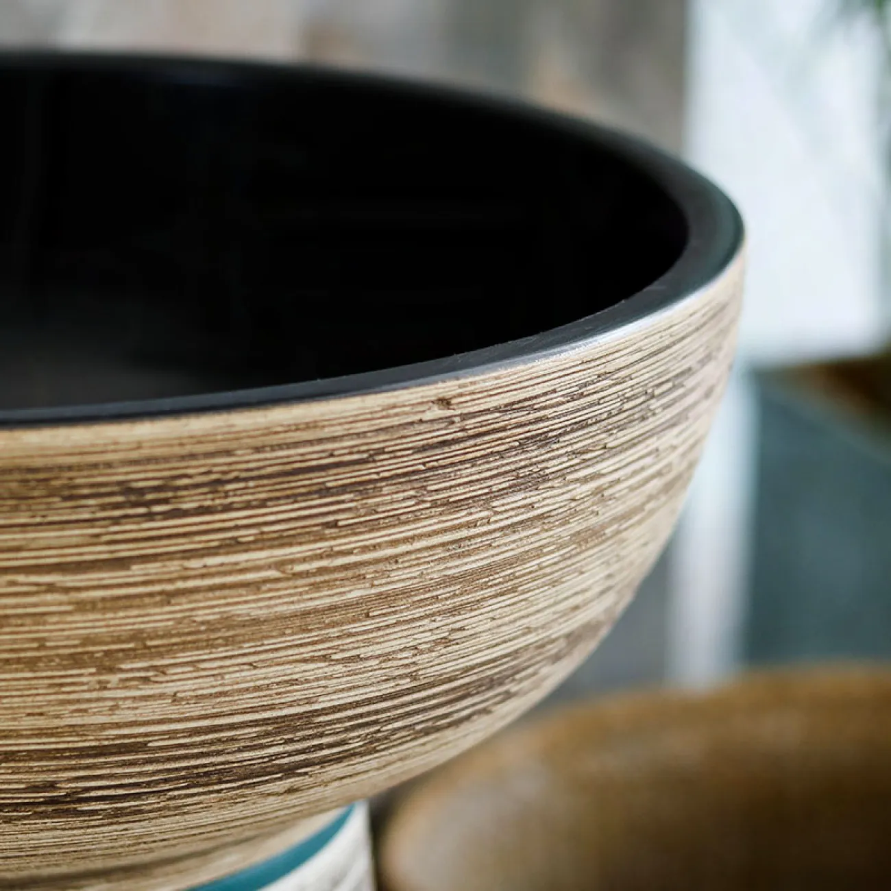 Керамический круглый умывальник  для ванной комнаты LaLume MB20551-23