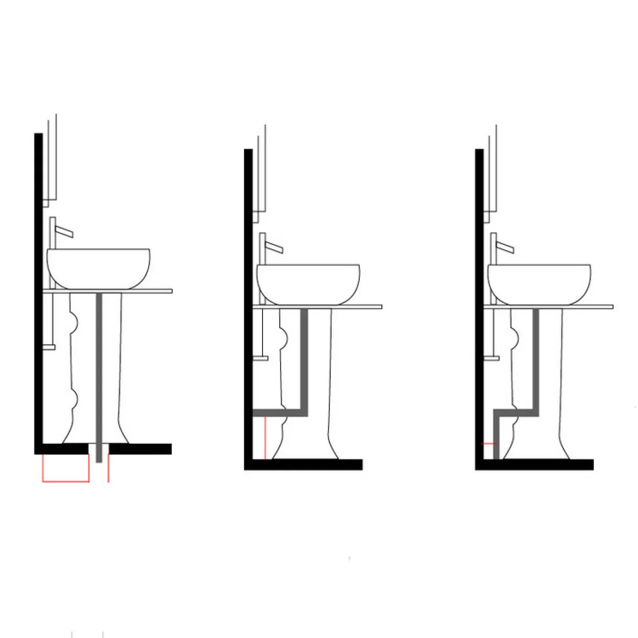 Керамический круглый умывальник  для ванной комнаты LaLume MB20550-23