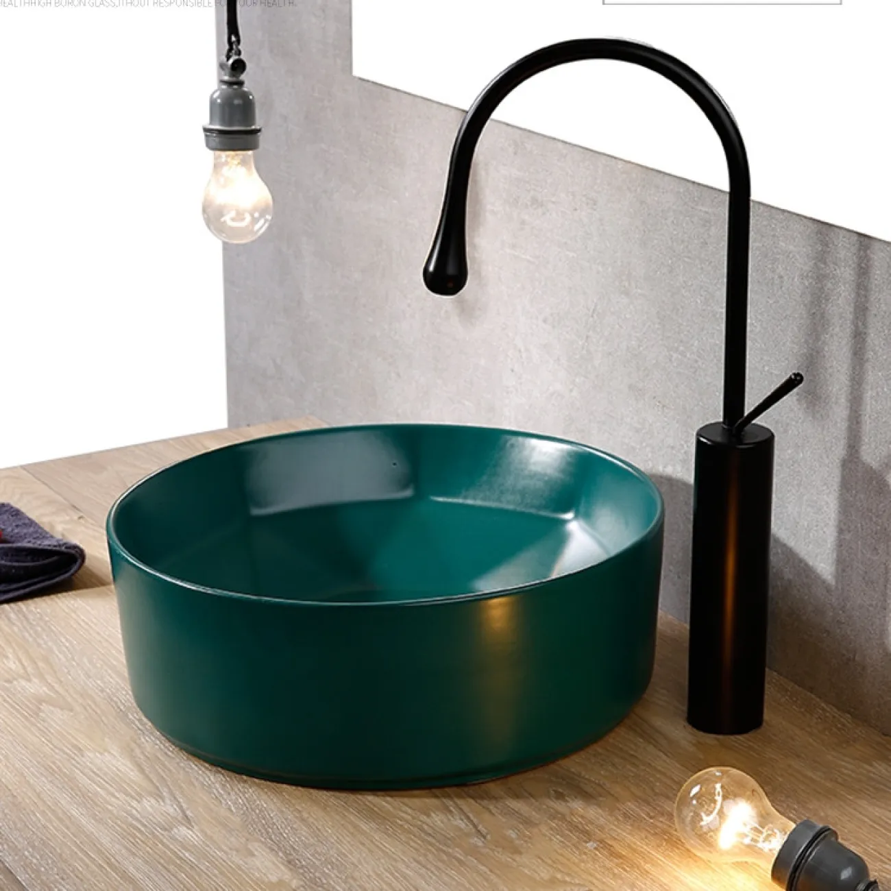 Керамический матовый креативный умывальник  для ванной комнаты LaLume MB20624-23