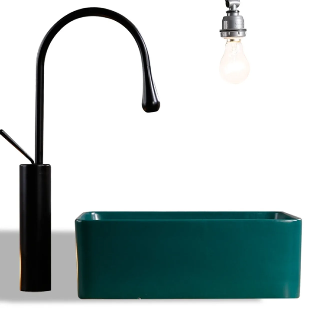 Керамический матовый креативный умывальник  для ванной комнаты LaLume MB20624-23