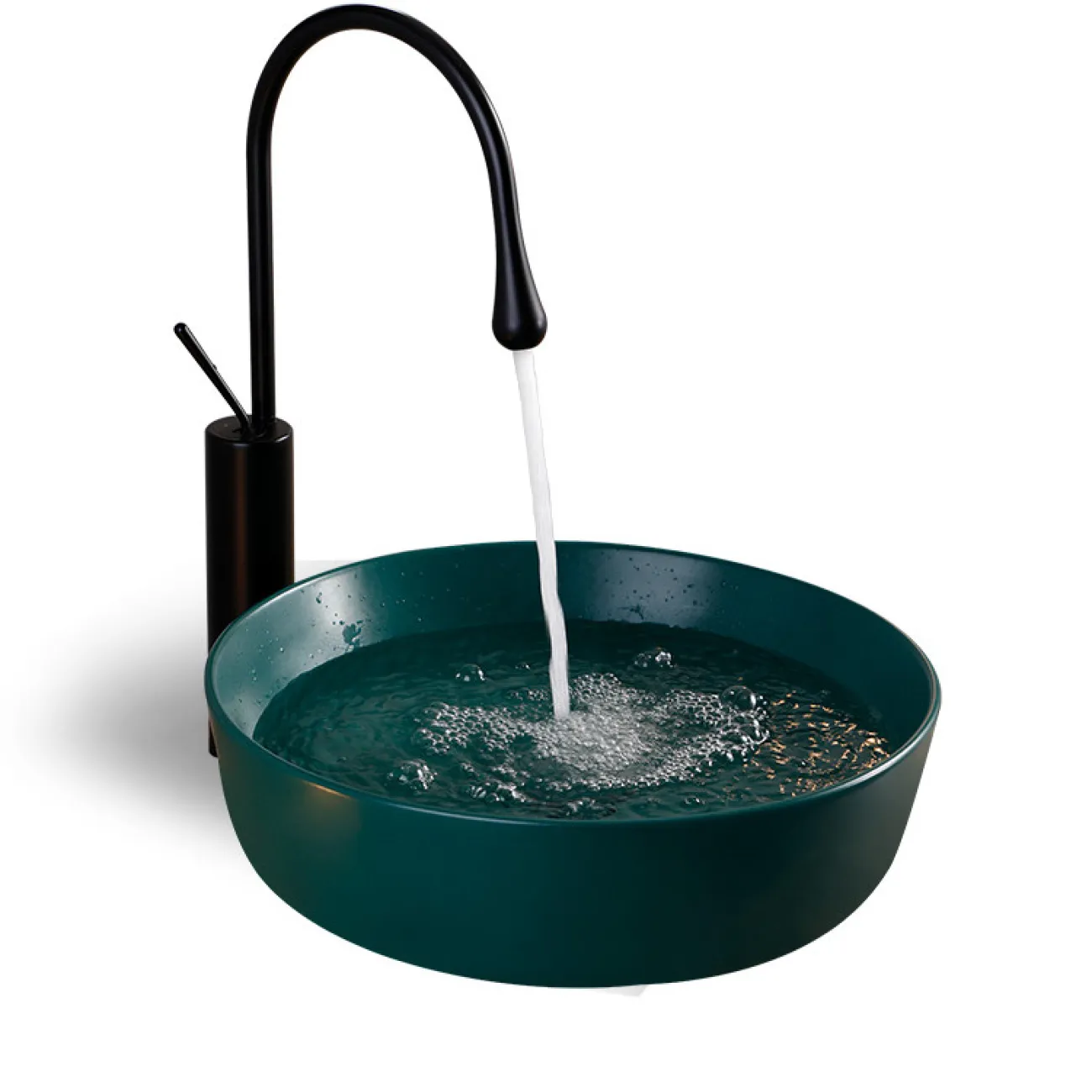 Керамический матовый креативный умывальник  для ванной комнаты LaLume MB20624-23