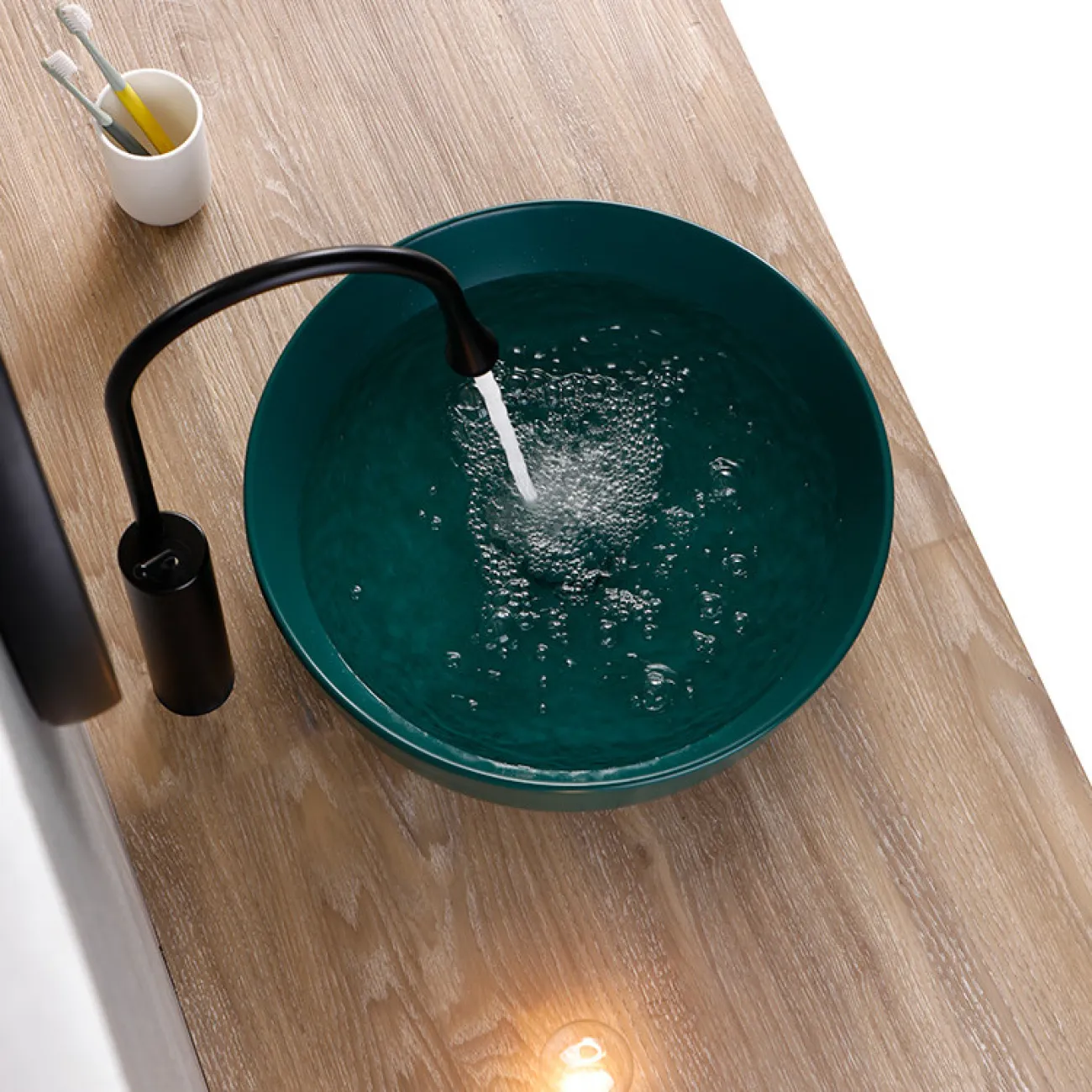 Керамический матовый креативный умывальник  для ванной комнаты LaLume MB20624-23