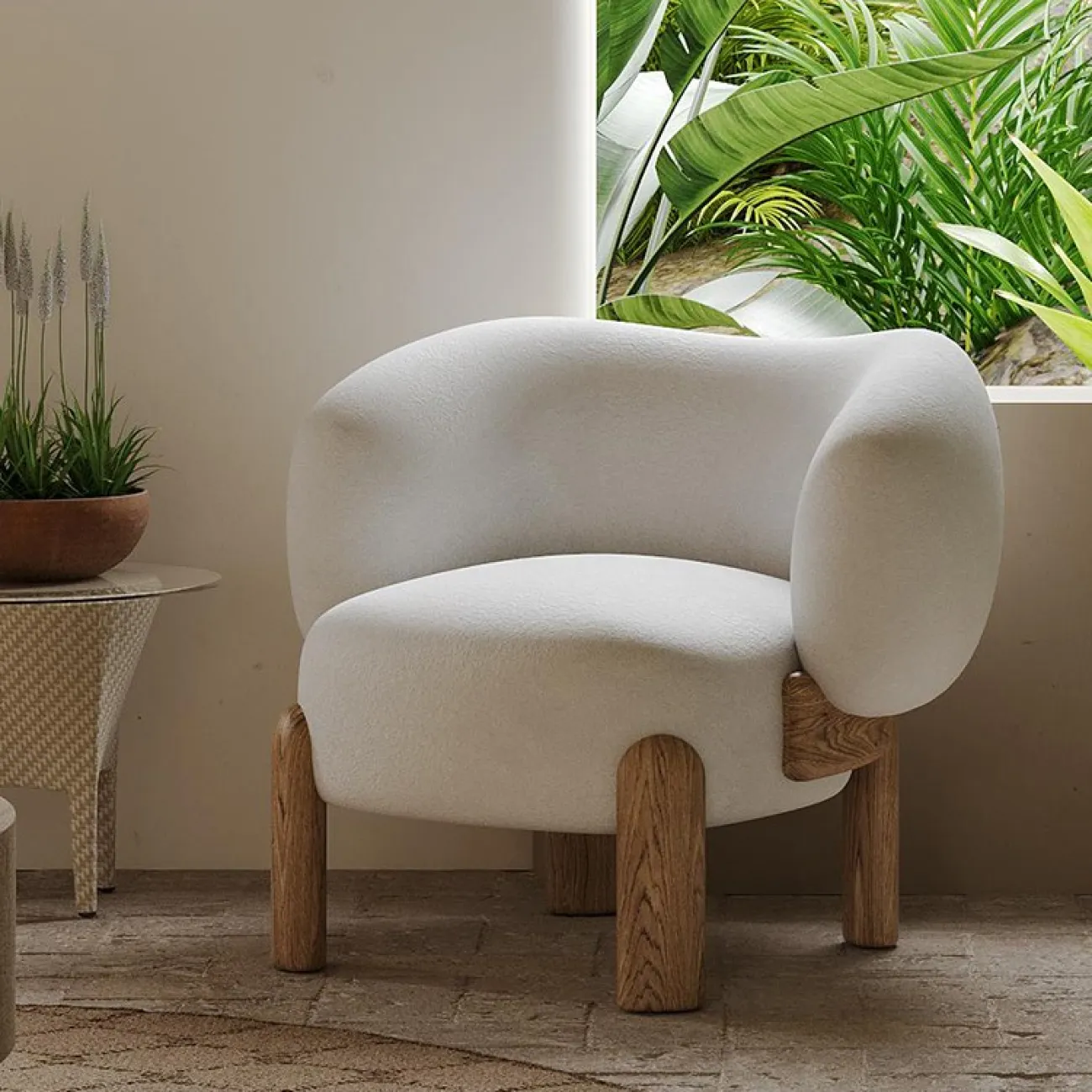 Современный дизайнерский диван LaLume MB20627-23