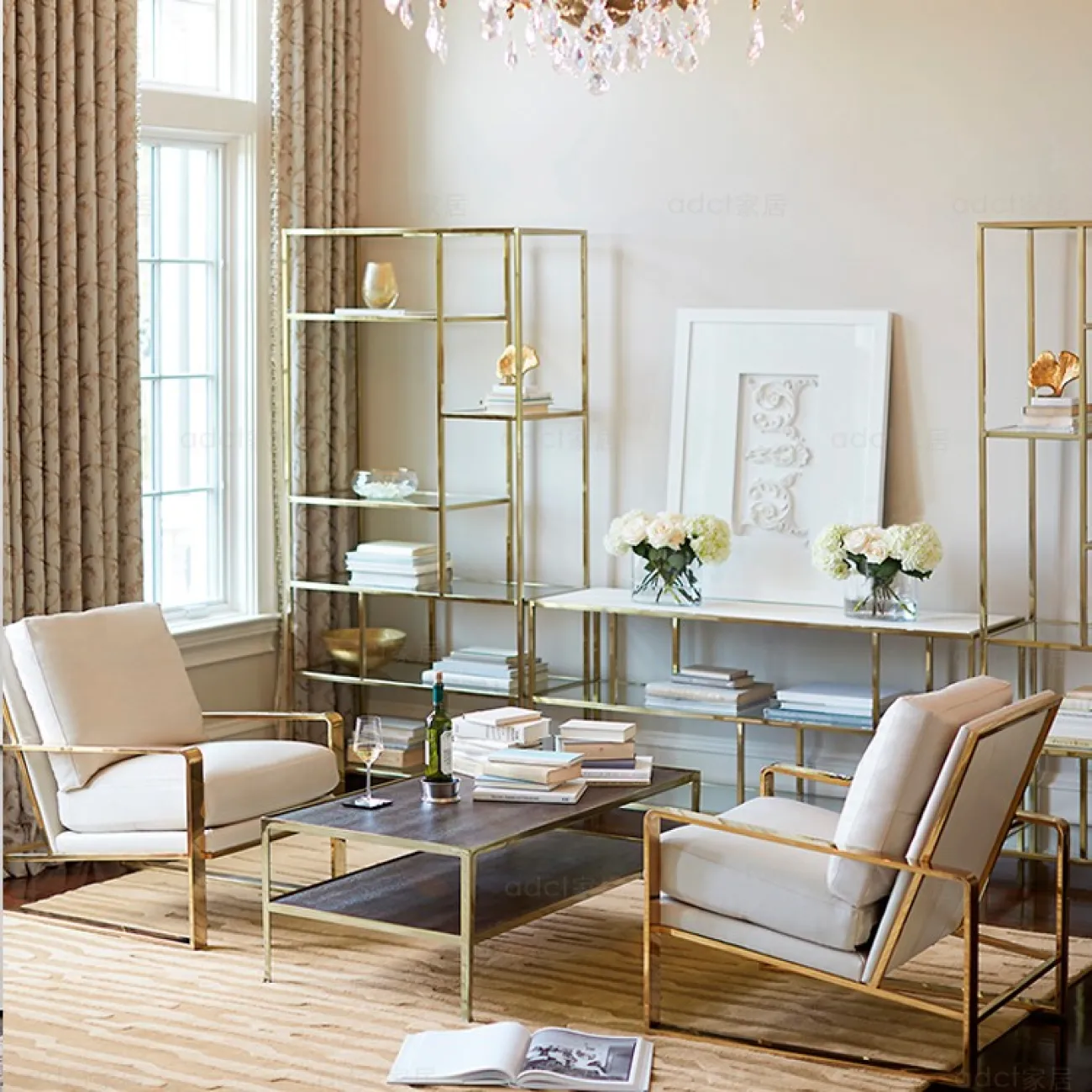 Современное одноместное кресло для гостиной LaLume MB20629-23 Современное одноместное кресло для гостиной LaLume MB20629-23