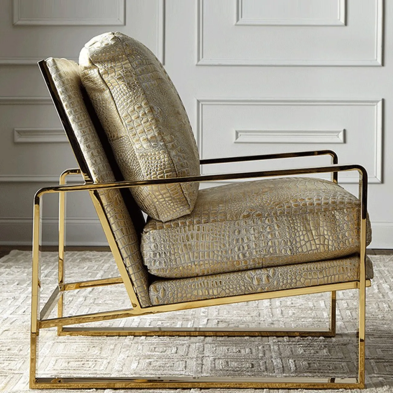 Современное одноместное кресло для гостиной LaLume MB20629-23 Современное одноместное кресло для гостиной LaLume MB20629-23