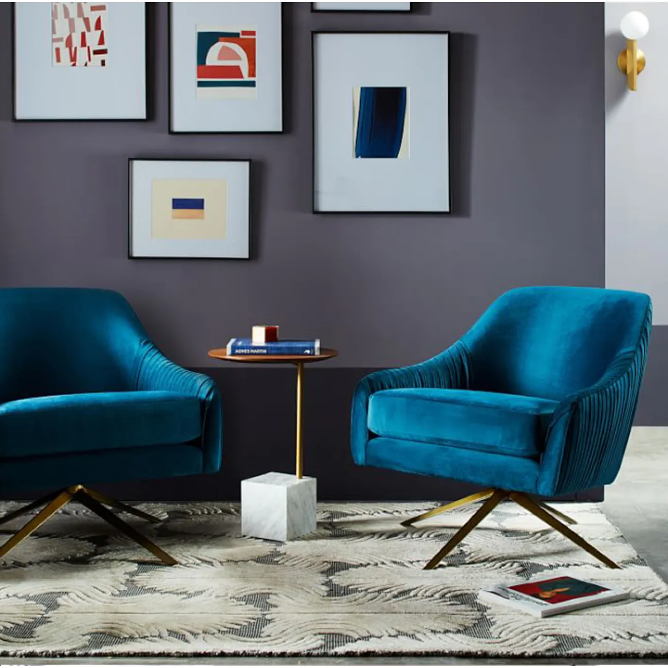 Современное одноместное кресло для гостиной LaLume MB20631-23