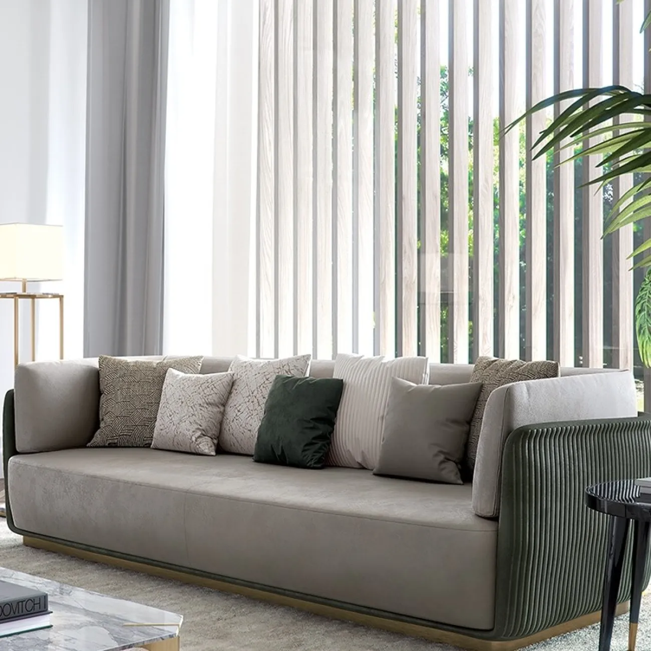 Современный дизайнерский диван для гостиной LaLume MB20632-23