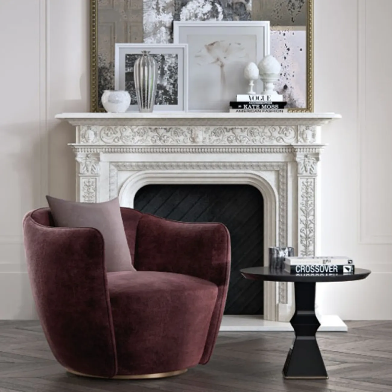 Современное одноместное кресло-диван LaLume MB20628-23