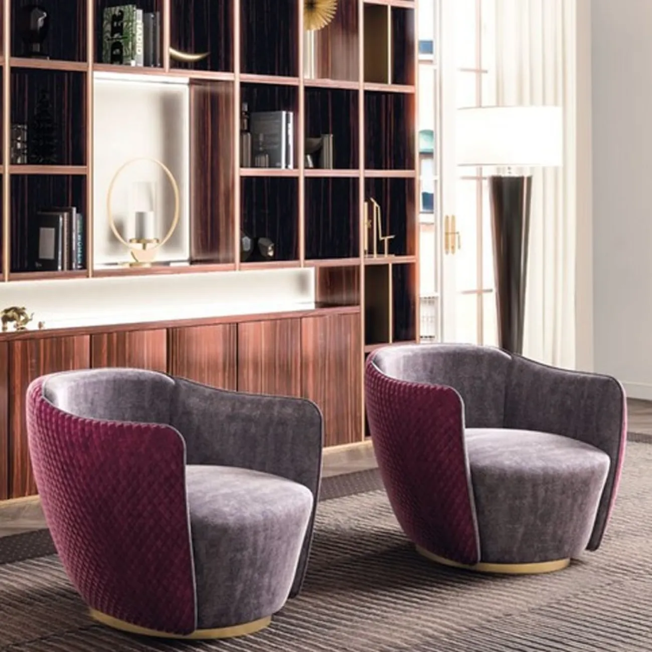 Современное одноместное кресло-диван LaLume MB20628-23