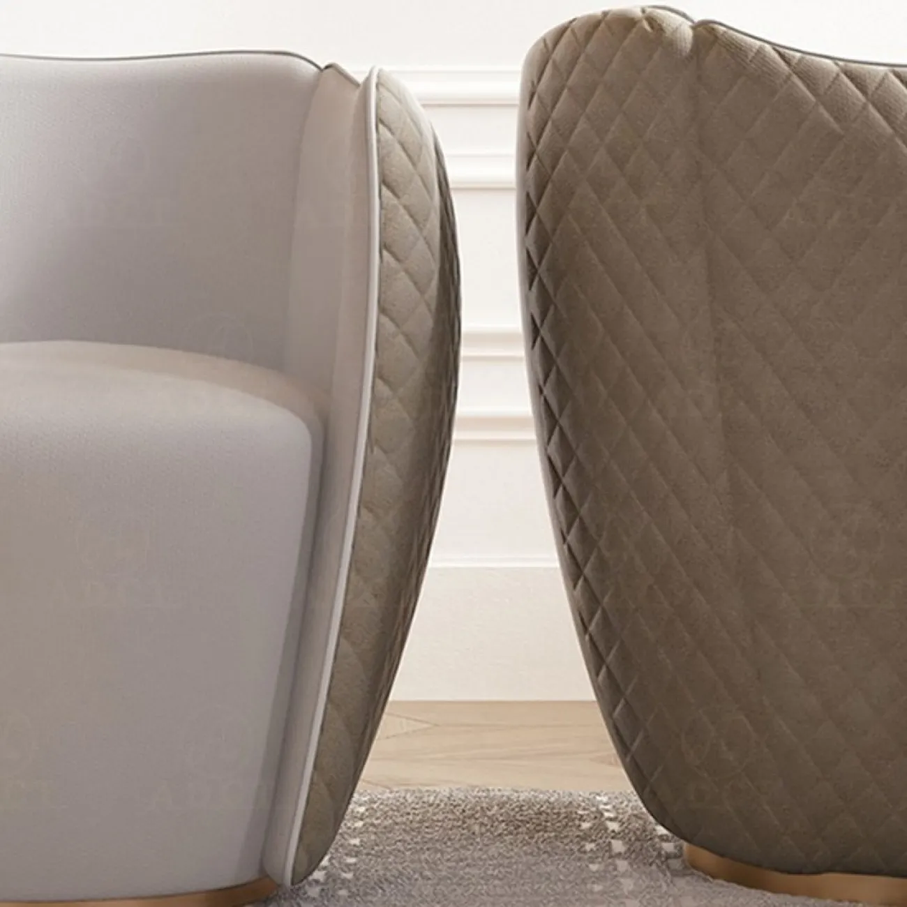 Современное одноместное кресло-диван LaLume MB20628-23