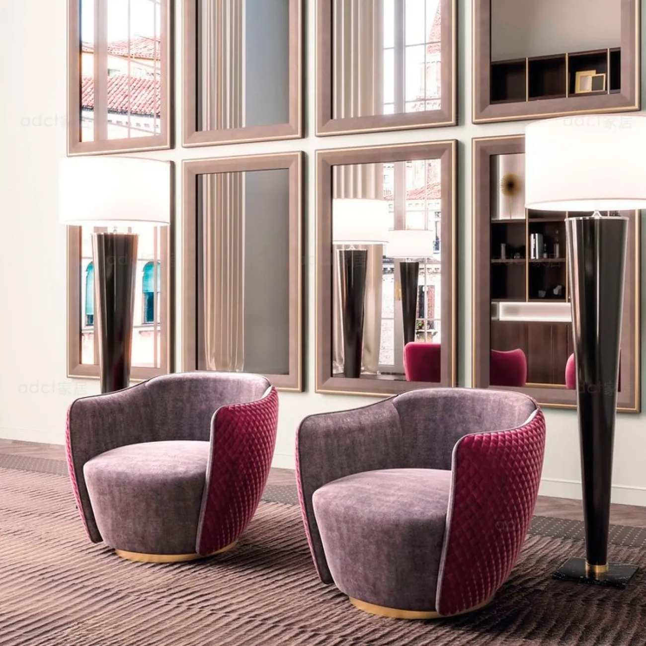 Современное одноместное кресло-диван LaLume MB20628-23