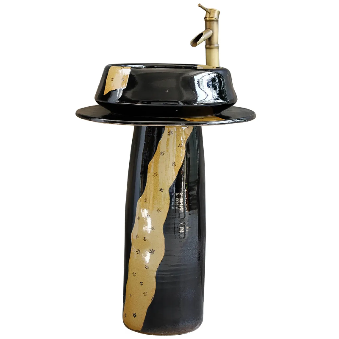 Керамический креативный умывальник  для ванной комнаты LaLume MB20644-23