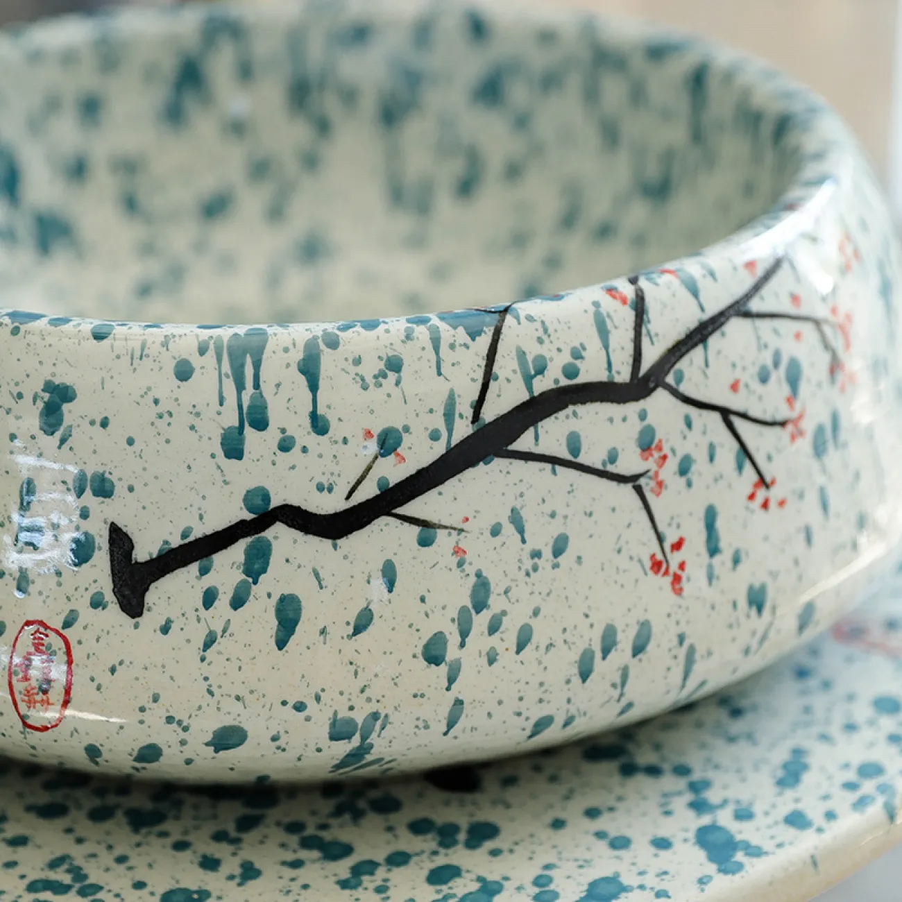 Керамический креативный умывальник  для ванной комнаты LaLume MB20622-23