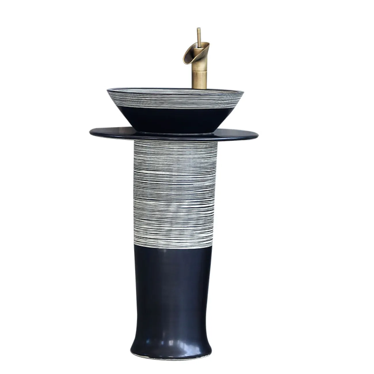 Керамический креативный умывальник  для ванной комнаты LaLume MB20618-23