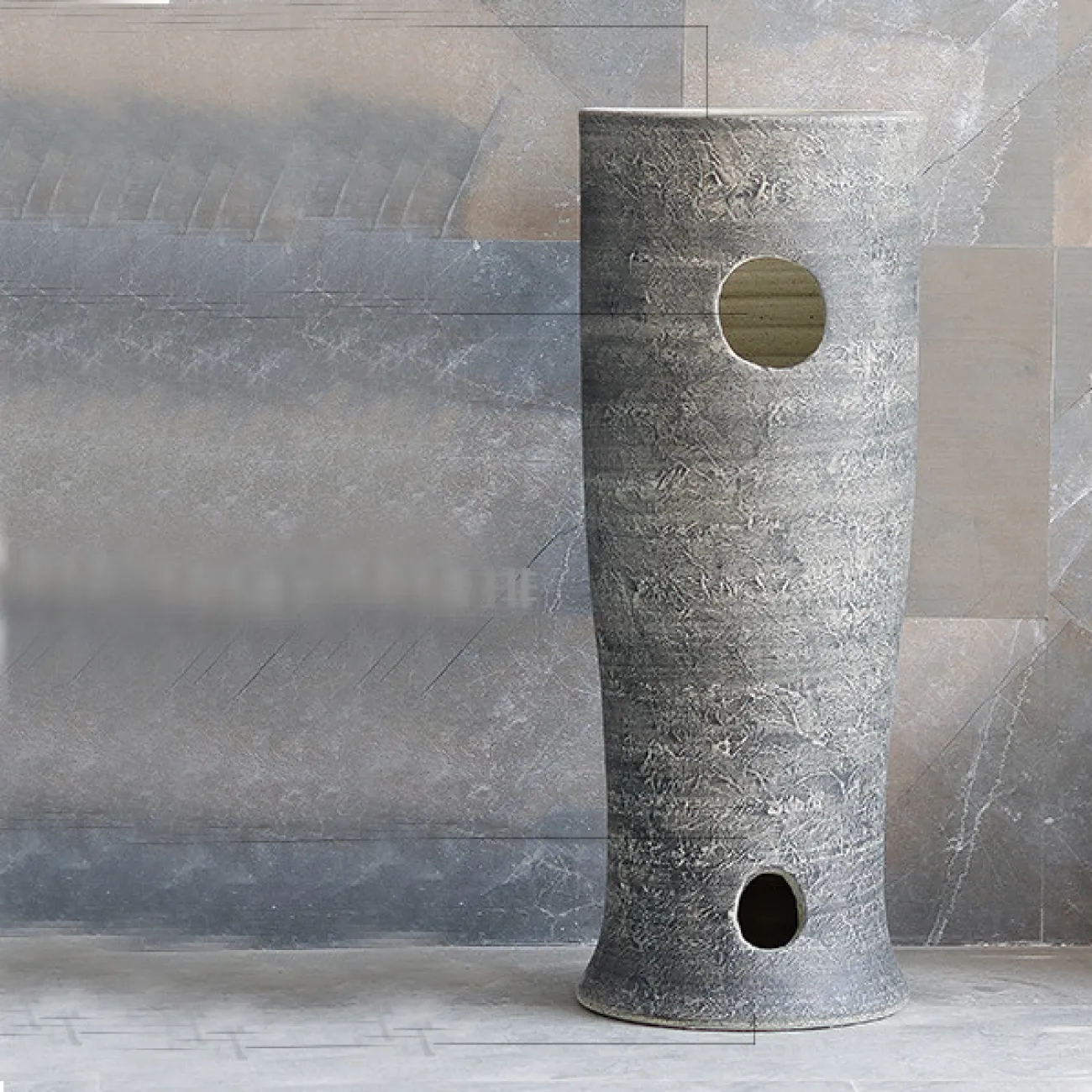 Керамический креативный умывальник  для ванной комнаты LaLume MB20616-23