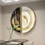 Круглая декоративная картина для гостиной из двух частей LaLume DK20905-23