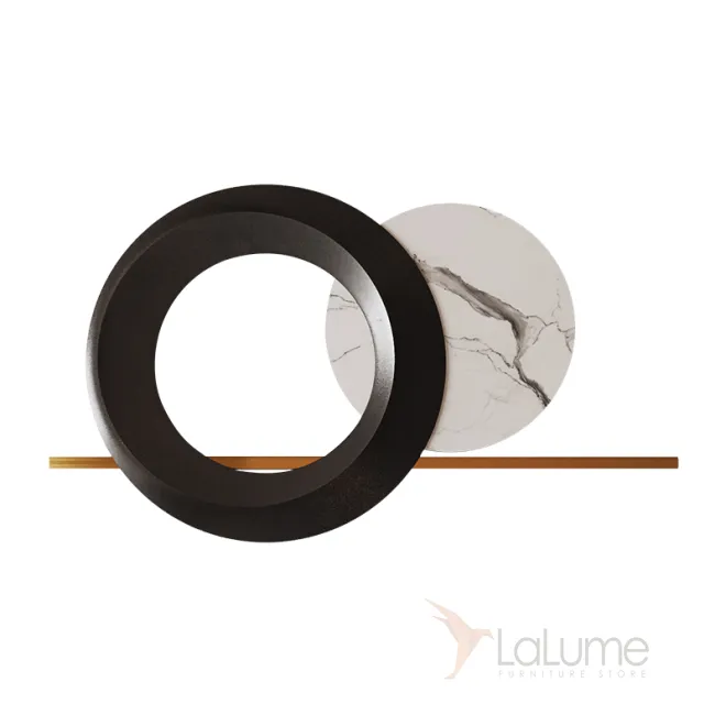 Круглый настенный декор для гостиной LaLume DK20910-23