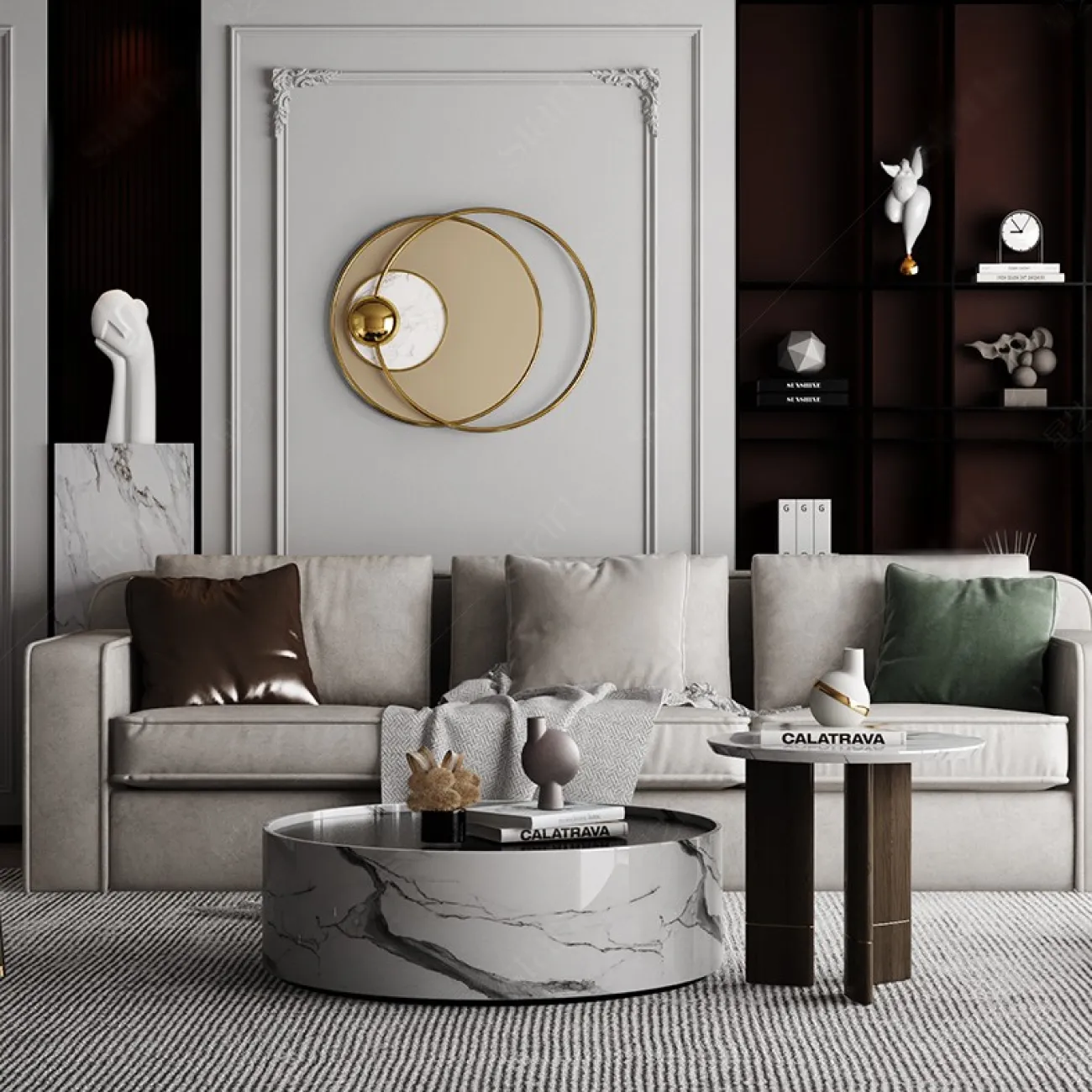 Современный настенный декор для гостиной LaLume DK20911-23