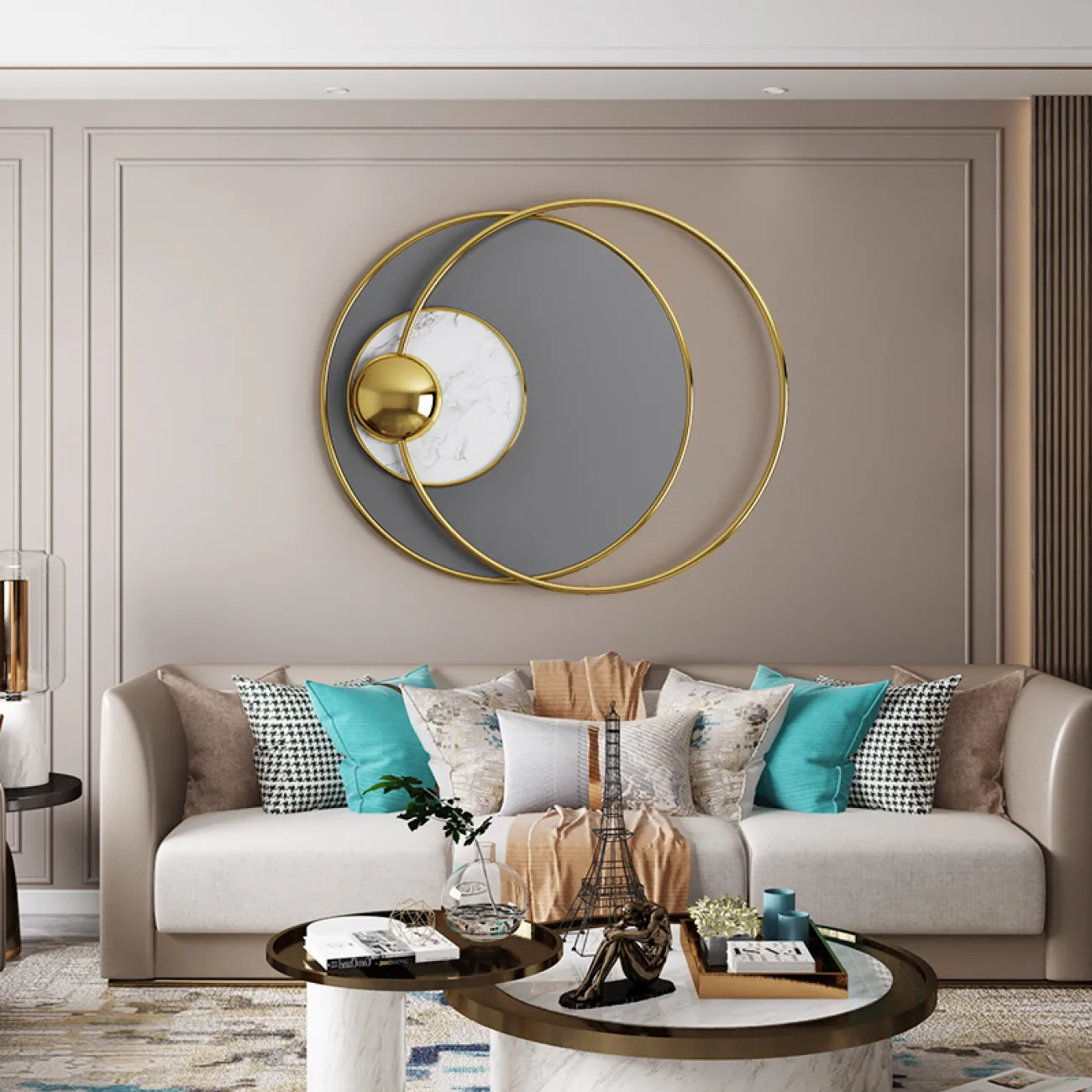 Современный настенный декор для гостиной LaLume DK20911-23