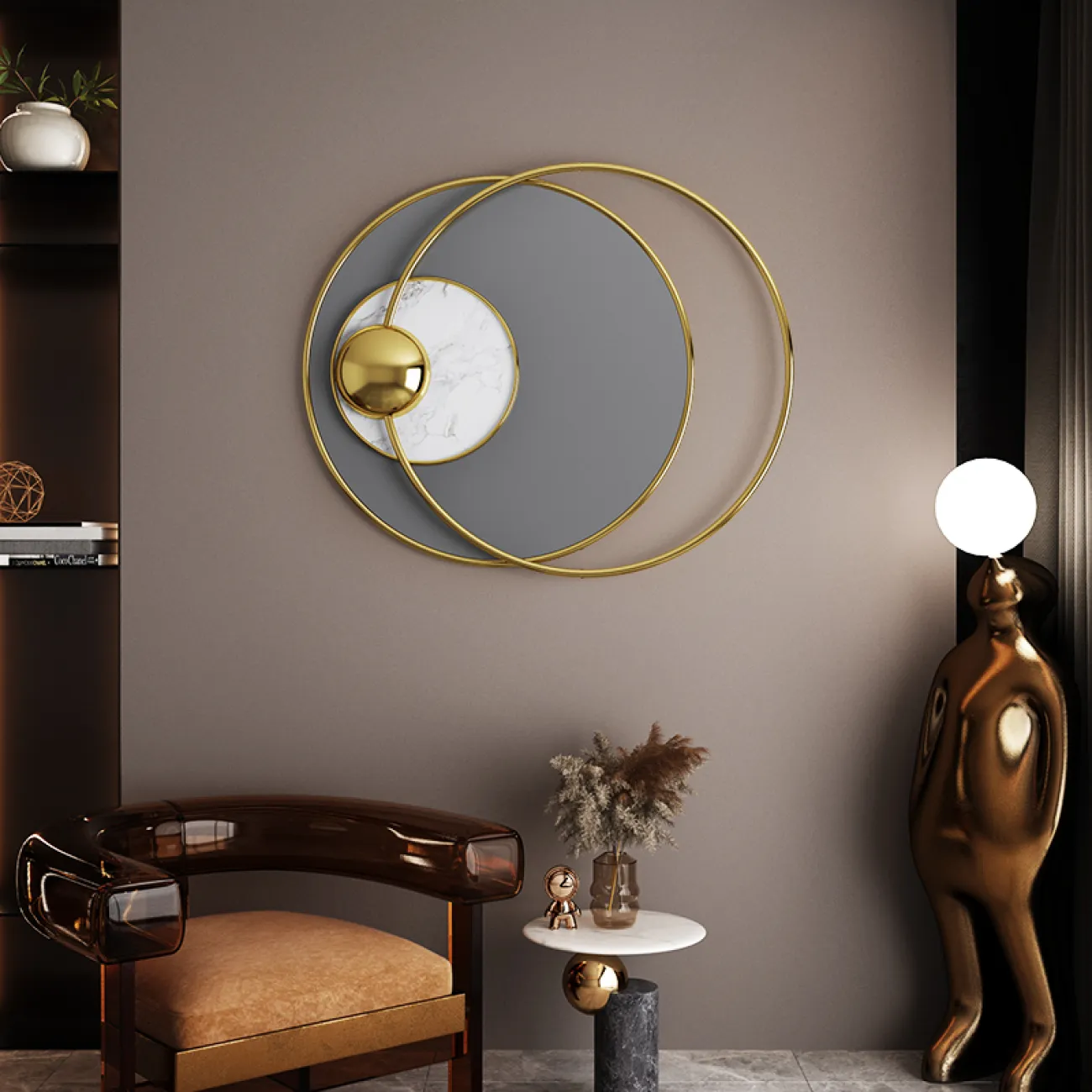 Современный настенный декор для гостиной LaLume DK20911-23