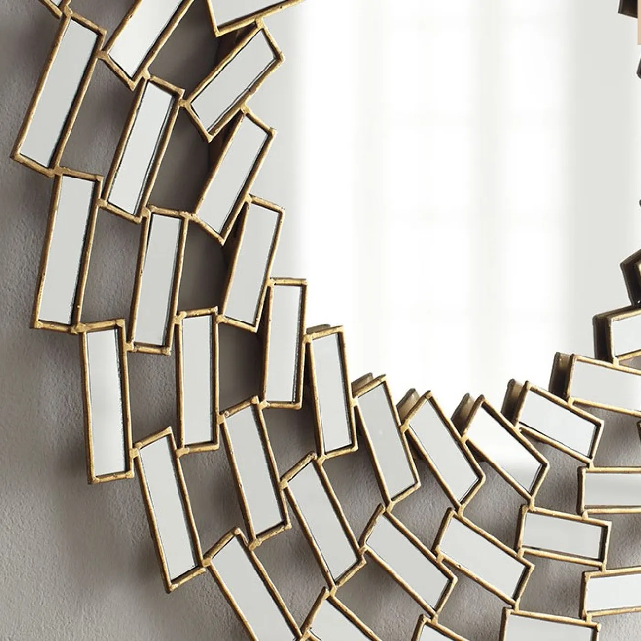 Красивое зеркало в европейском стиле для гостиной LaLume DK20912-23 Красивое зеркало в европейском стиле для гостиной LaLume DK20912-23